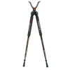 BOG Havoc Shooting Stick Bipod features lightweight portability, durable camo design, quick-deploy twist-style leg locks, and 360° USR shooting yoke for steady support.