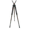 BOG Havoc Shooting Stick offers lightweight portability, twist-style leg locks for quick setup, and a USR shooting yoke for 360° comfort in ambush situations.