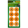 Caldwell Orange Shooting Spots make it easy to add visible aiming points to your targets or cardboard boxes, enhancing your shooting experience and accuracy.