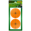 Caldwell Orange Shooting Spots provide 24 easy-to-apply, highly visible aiming points to enhance your target practice on any surface, ensuring improved accuracy.