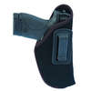 Caldwell Tac Ops IWB Covert holster offers custom fit, trigger guard retention, and ergonomic design for all-day comfort, paired with robust carry belts.