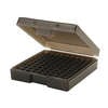 Frankford Arsenal Pistol Ammo Boxes offer clear visibility for easy ammo identification, are available in multiple sizes and colors, and help you stay organized.
