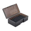 Frankford Arsenal Pistol Ammo Boxes offer see-through storage for easy identification, available in multiple colors and sizes to fit most calibers.