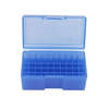 Frankford Arsenal Rifle Ammo Boxes offer see-through storage for easy identification of your reloaded ammunition, available in various colors and sizes for most calibers.