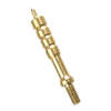 Tipton Solid Brass Jags ensure a tight patch fit for effective cleaning, featuring a pointed tip for centering and durable 8-32 threads for easy use.