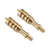 Tipton Solid Brass Jags ensure a tight fit for effective cleaning, with a pointed tip for centering patches and durable 8-32 threads for reliable use.