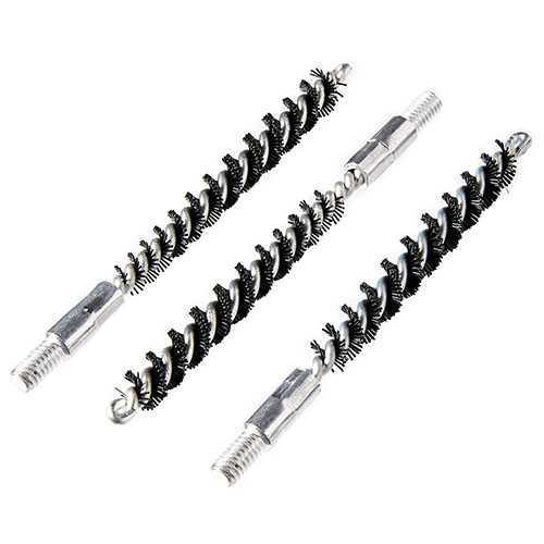 Tipton Nylon Bore Brushes, 3 pk, are perfect for cleaning your firearms, offering durability and effectiveness for 35 / 9mm calibers, ensuring top performance.