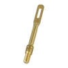 Tipton Solid Brass Slotted Tips provide a durable, bore-safe solution for applying solvents or oils, available in specific calibers for convenience.