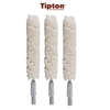 Tipton Bore Mops are ultra-absorbent 100% cotton mops that effectively carry solvents and lubes into your bore, ideal for cleaning fouled bores with ease.