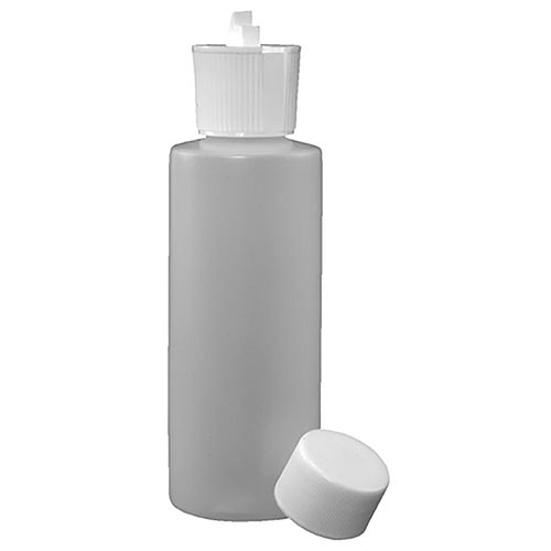 Set of 3 durable 4 oz. Polyethylene bottles with Flip-Top and standard caps, ideal for solvents and oils, perfect for your bench or range.