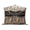 BOG Grave Digger™ Ground Blind offers maximum space, silent zipper technology, 360° windows, a double-width door, and allows standing height shooting.