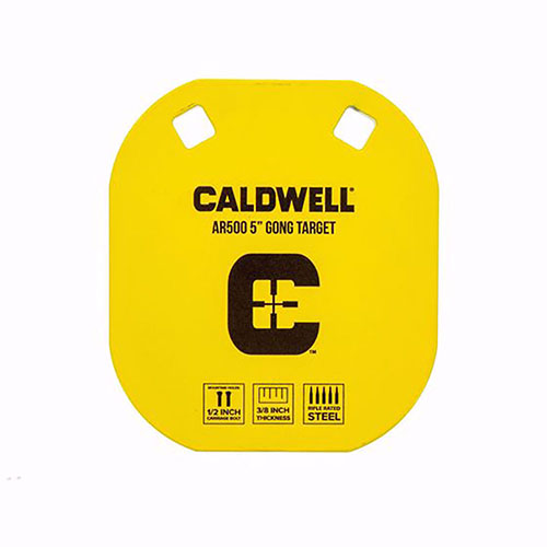 Caldwell AR500 5" targets are made of durable AR-500 steel, easy to see, withstand thousands of rounds, and are perfect for competition and training.