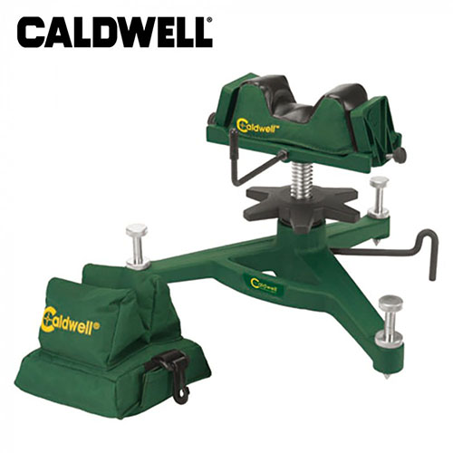 Caldwell The Rock Dlx Shooting Rest and Rear Bag Combo ensures precise repeatability, eliminates human error, and helps achieve tighter shot groups for accurate shooting.