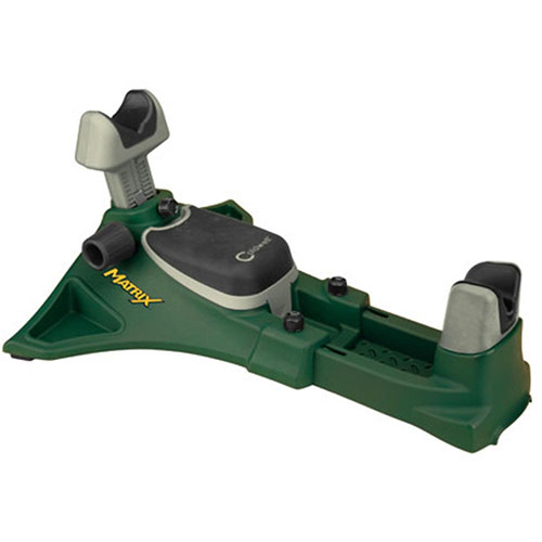Caldwell Matrix™ offers adjustable length, stable support, quick elevation adjustments, and versatility for various firearms, ensuring maximum accuracy.