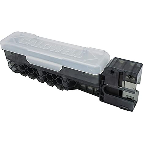Caldwell 22LR AR-15 22 Mag Charger allows quick loading of AR-15 magazines, holds 100 rounds, and is compatible with popular models for efficient shooting.