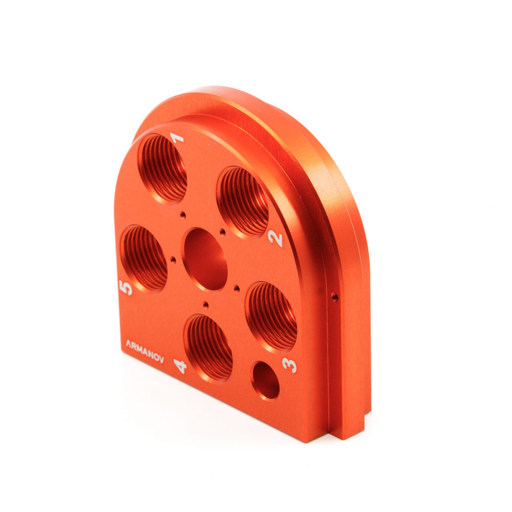 ARMANOV Dillon 650 Toolhead offers Zero Play and Free Float design for precise die alignment, enhancing concentricity and accuracy in your ammunition.