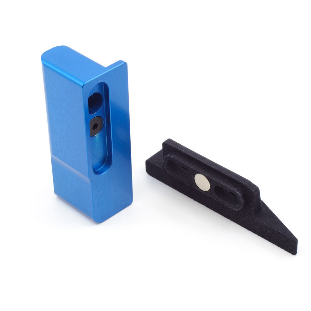 ARMANOV Primer Stop Switch for Dillon XL650 allows easy ON/OFF indexing, features durable 6082 aluminum and Delrin ramp, and installs simply with factory screw.
