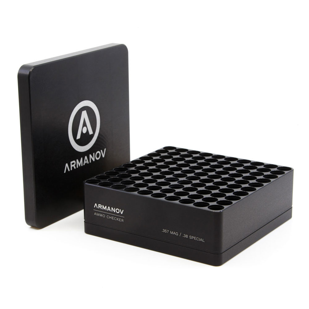 Armanov 100 rnd Ammo Checker with Flip Cover ensures quick ammo testing, reduces malfunctions, and features a fast ejection design for efficient reloading.