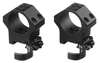 ERATAC Two-Piece Ring Mounts offer Mil-Spec durability, quick-detach options, adjustable rail tension, and a versatile 25 mm ring for added optics support.