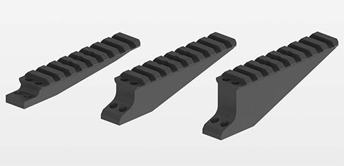 ERATAC Picatinny Adapters offer robust billet aluminum construction, Mil-Spec finish, precise dimensions, and customizable base heights for optimal accessory alignment.