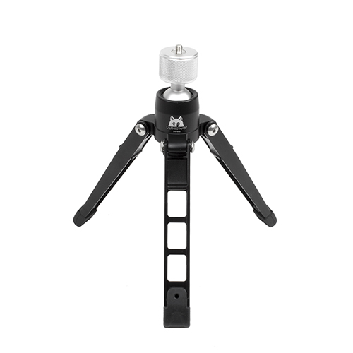 ULFHEDNAR Tripod Mini with Ballhead is a compact travel tripod perfect for small spotting scopes or cameras, featuring a rotatable and tiltable ballhead for versatile positioning.