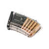 PUFGUN AK-47 7.62x39 Magazine holds 10 rounds, features a non-slip tread pattern, easy disassembly for cleaning, and a transparent design for cartridge visibility.