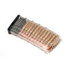 PUFGUN Saiga .308Win Magazine holds 25 rounds, features a non-slip tread pattern, easy disassembly for cleaning, and a transparent design for cartridge visibility.