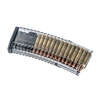 PUFGUN Steyr AUG .223Rem 30-round magazine features a non-slip tread pattern, easy disassembly for cleaning, and a transparent design for cartridge monitoring.