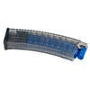 PUFGUN Vepr-12 10 Rounds Magazine features reinforced ribs for stability, a non-slip tread pattern, easy disassembly for maintenance, and a translucent design for cartridge visibility.