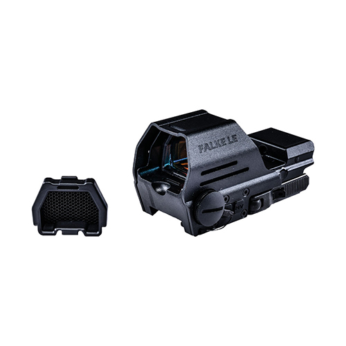 FALKE LE II offers 10m waterproofing, extreme temperature resilience, 4000-hour battery life, and superior optics with ambidextrous controls for professional users.