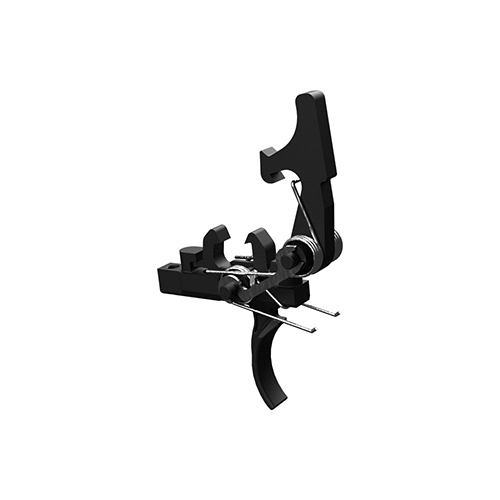SCHMEISSER Two Stage Match Trigger offers improved performance, easy installation in Mil-spec lowers, reliable ignition, and low maintenance for sport shooting.