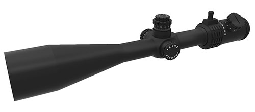 FALKE 10-40x56 MilDot offers precision with 1/8-MOA adjustments, recoil resistance for all calibers, and is waterproof and fog-resistant for any conditions.