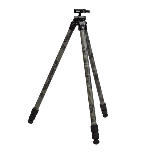 Scout Series Military Tripod offers advanced composite legs, Wolfskrieger LegLock System, saltwater-resistant hardware, and low-contrast finish for ultimate reliability.