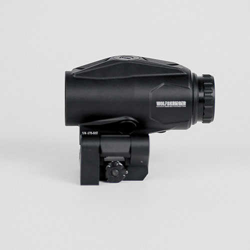 Teiwaz Hybrid 5x20mm Magnifier offers a ballistic reticle, quick distance estimation, IP67 waterproofing, and seamless integration with Teiwaz optics.