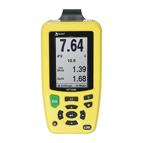 KST1000 Shot Timer offers rugged durability, customizable modes, dual displays, Bluetooth® connectivity, and is waterproof, making it perfect for training and competition.