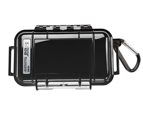 Chraňte své zařízení Kestrel v robustním, voděodolném a prachotěsném Pelican 1015 Micro Case, ideálním pro přenos a rychlý přístup.