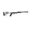MDT ESS Chassis System Kit offers ultimate ergonomics with adjustable buttstock, refined magazine well, and compatibility with AR pistol grips for enhanced shooting.