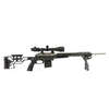 MDT ESS Chassis System Kit offers ultimate ergonomics with adjustable buttstock, 15" forend, easy magazine insertion, and compatibility with AR grips for enhanced performance.