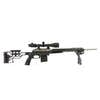 MDT ESS Chassis System Kit offers adjustable buttstock, ergonomic design, V-block bedding, and easy magazine insertion for enhanced shooting performance.