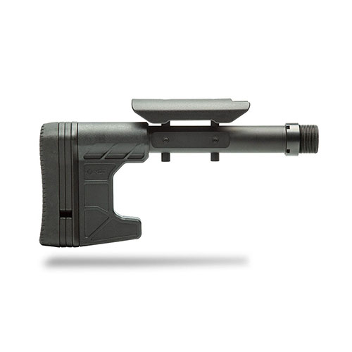 MDT Composite Carbine Stock je odolná a lehká polymerová pažba s jednoduchým nastavením, M-Lok slotem a 4 LOP spacerami, ideální pro AR-15 a LSS Chassis.