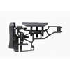 MDT Skeleton Rifle Stock offers toolless adjustments for ultimate comfort, with customizable cheek riser and buttpad, plus folding option on XTN interface.