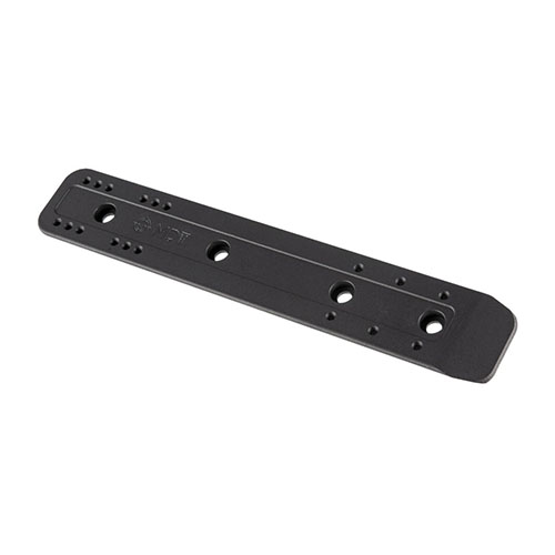 MDT M-LOK ARCA Rail offers a durable, Mil-spec design for easy attachment of rifles to tripods and bipods, available in flat or angled profiles.