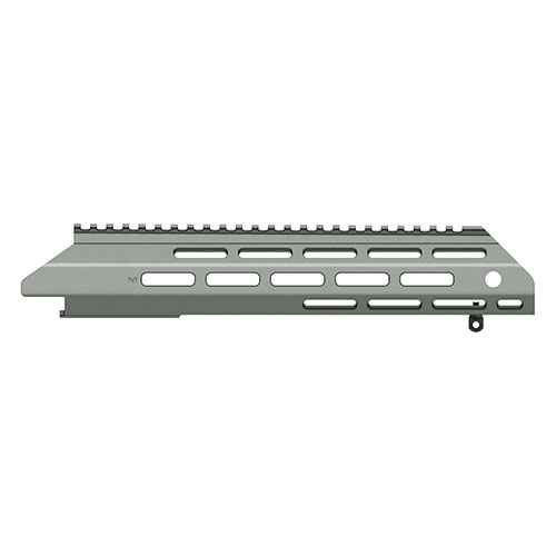 MDT ESS Fore-end offers versatility with a standard 15" length and options for shorter or longer fore-ends, plus attachment rails for enhanced customization.