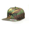 Stylish MDT snapback hat in camouflage, featuring a customizable design and a comfortable fit for every head, perfect for outdoor enthusiasts and shooters.