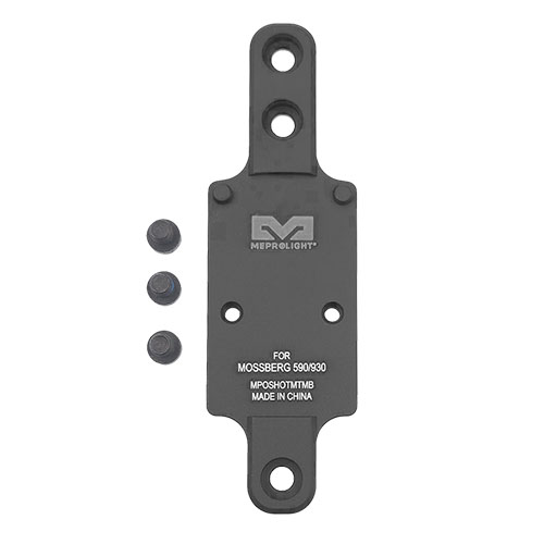MPO PRO-F, RED & RMR SHOTGUN PLATE offers enhanced accuracy and rapid target acquisition for Mossberg 590/930, ensuring superior performance in any situation.