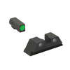 Meprolight Hyper-Bright™ sights offer rapid target acquisition with a high-contrast front ring and tritium illumination, ensuring visibility in all lighting conditions.