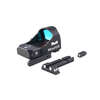 MEPRO microRDS is a quick, easy red dot sight upgrade for pistols, featuring a QD mount and backup TruDot sight, ensuring rapid target acquisition.