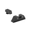 Upgrade your Glock with MEPROLIGHT Tru-Dot night sights for enhanced aiming in all light conditions, ensuring over 85% hit efficiency for reliable performance.