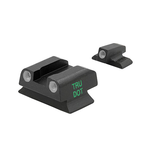 Upgrade your shooting accuracy with MEPROLIGHT Tru-Dot night sights, featuring self-illuminated tritium dots for optimal aiming in all light conditions.