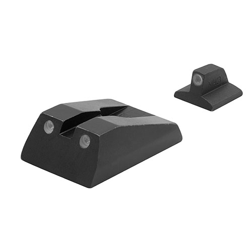 Upgrade your aim with MEPROLIGHT Tru-Dot® night sights for Ruger P90/91/93/95, offering superior visibility and an 85% increase in hit efficiency day or night.